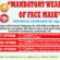 MANDATORY WEARING OF FACE MASK Provincial Ordinance No. 235-2020