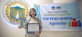 The Government Service Issurance System awarded the Local Government Unit of Balungao as Top Performing Agency